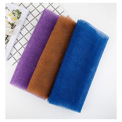 Exfoliating Net Sponge & Nylon Bath Towel Setfor Keeping Skin Healthy - Bathroom AccessoriesPersonal