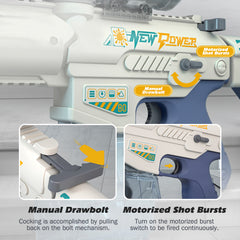 Electric Water Gun for Kids Adults, Automatic Suction Squirt Guns Outdoor Backyard Game, Water Guns for Summer Beach Pool Lawn Party Games