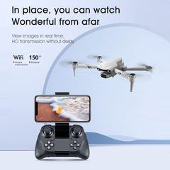 F10 Drone with Camera 1080P HD for Kids Adults, Foldable FPV Mini Drone with 2 Batteries, One Key Take Off/Land, Waypoint Fly