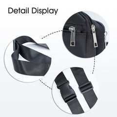 Fanny Packs for Women&Men Belt Bag with 3Zipper Pockets